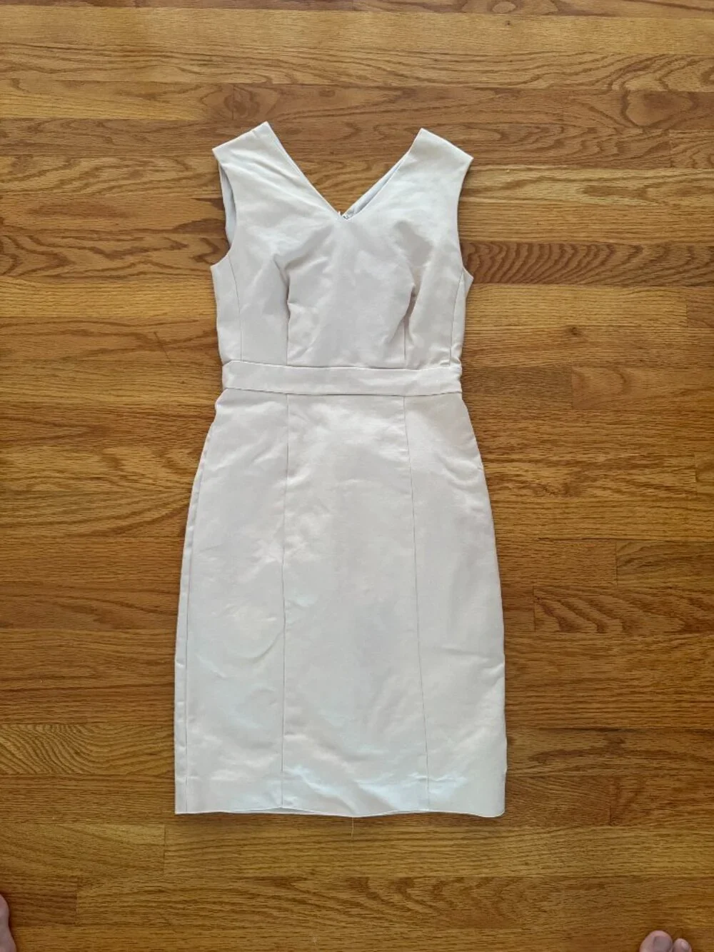 Ann Taylor Petite Ivory Sheath Dress